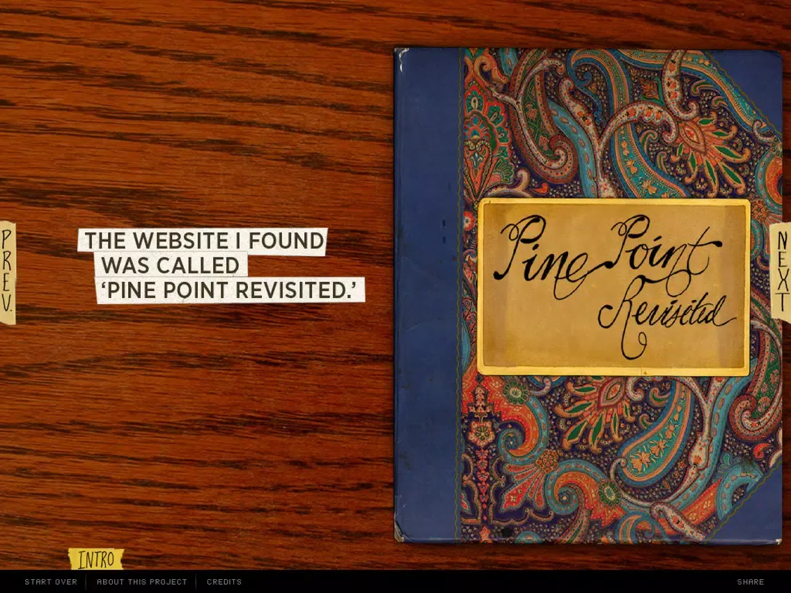 Welcome to Pine Point iPad  スクリーンショット