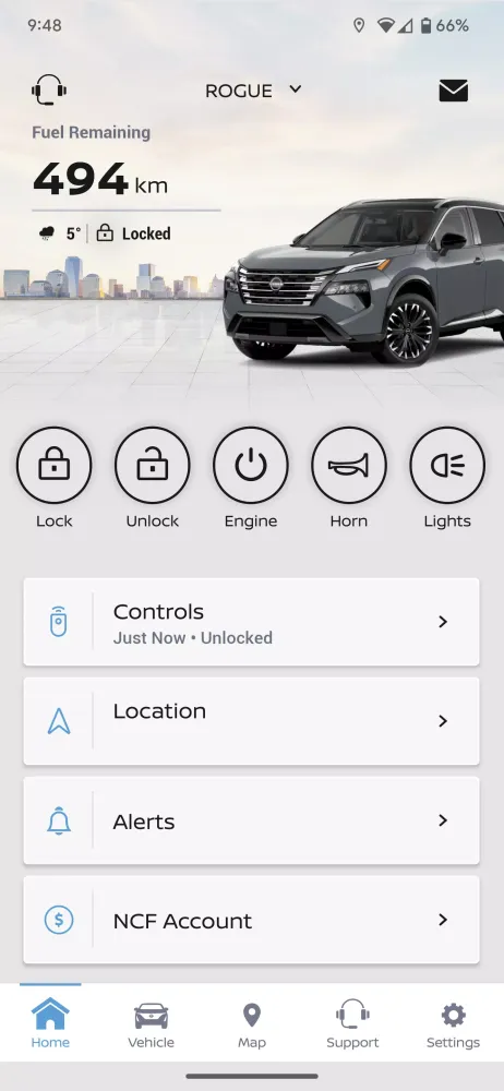 MyNISSAN Canada Screenshots