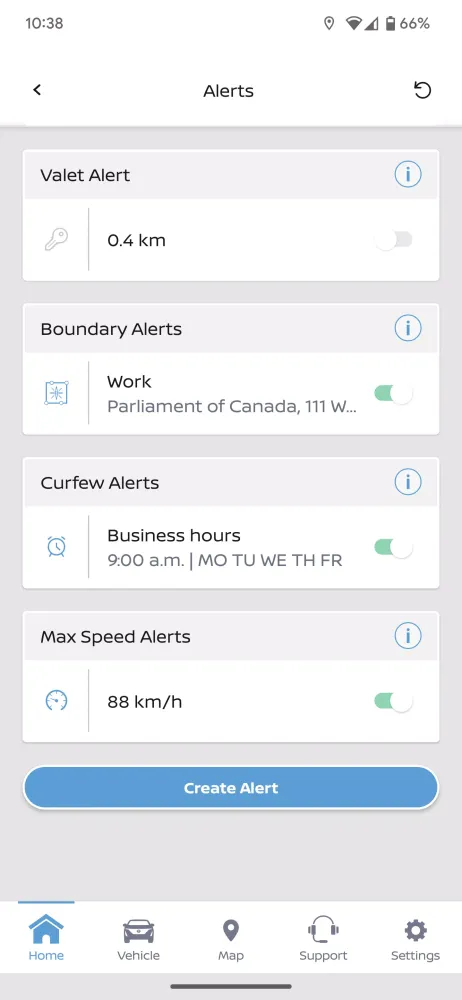 MyNISSAN Canada Screenshots