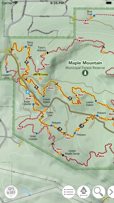 Captures d'écran de North Cowichan Trails