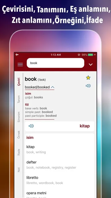 Screenshot di Çeviri +: Tercüme Sesli Sözlük