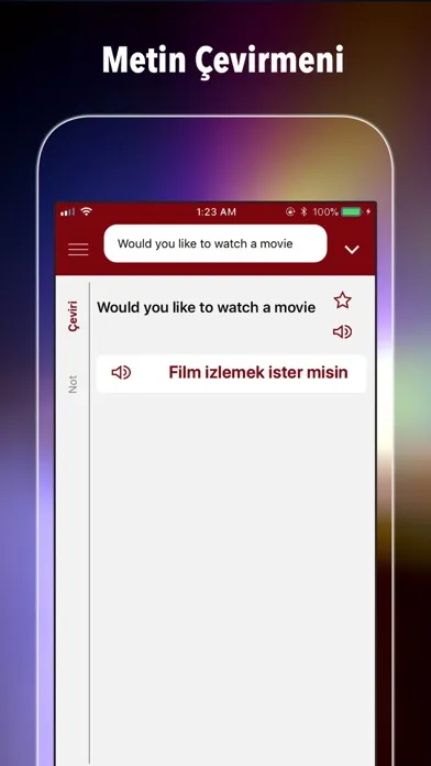 Screenshot di Çeviri +: Tercüme Sesli Sözlük