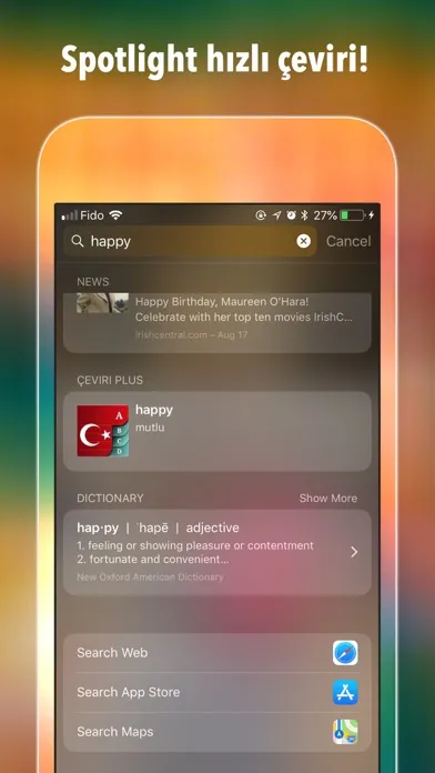 Screenshot di Çeviri +: Tercüme Sesli Sözlük