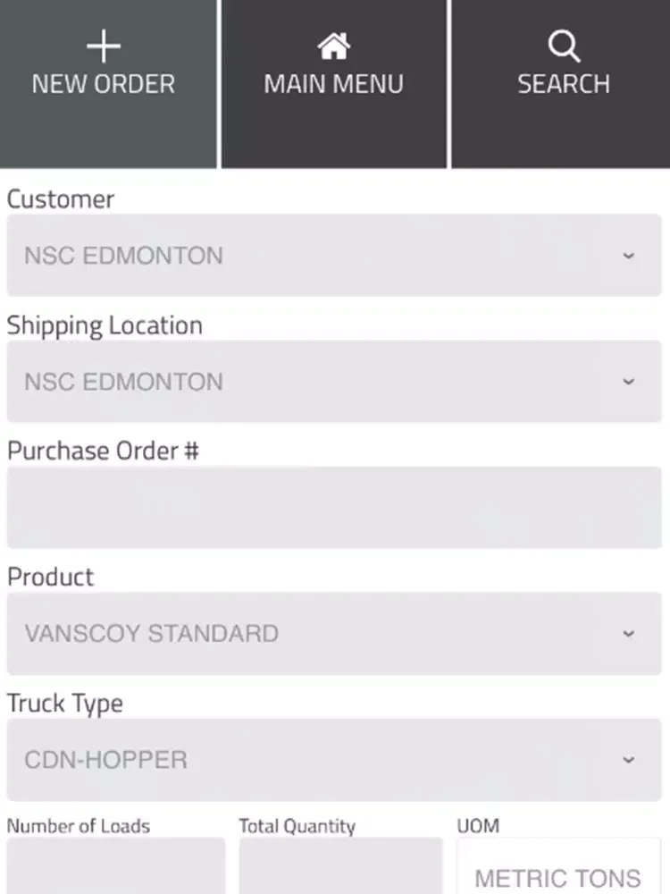 NSC EZOrder iPad  سکرین شاٹس