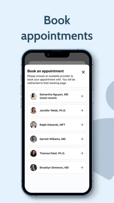 ภาพหน้าจอของ OnCall Health