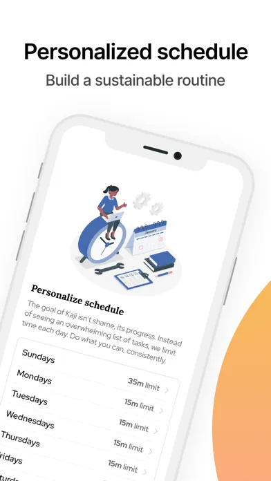 Kaji: Cleaning schedule Ekran Görüntüleri