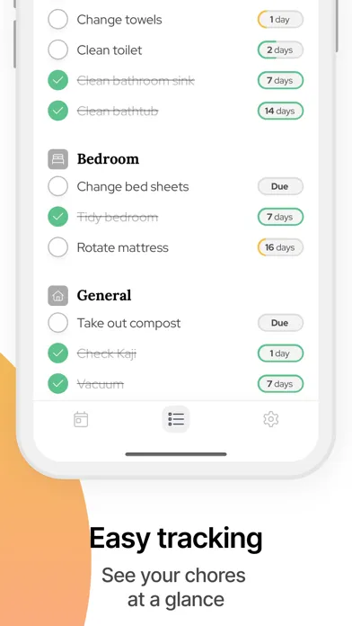 Kaji: Cleaning schedule Ekran Görüntüleri