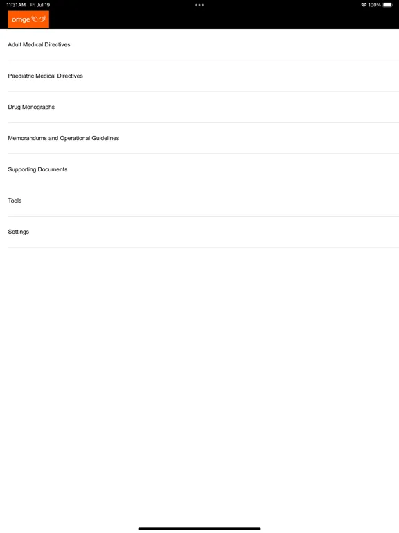 Ornge: Clinical Practice iPad  Screenshots
