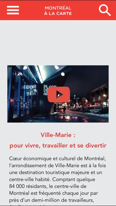 Montréal à la carte – Centre-ville應用截圖