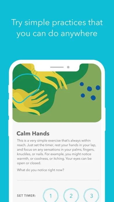 Capturas de tela do Breathr: Mindful Moments