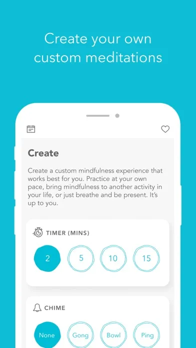 Capturas de tela do Breathr: Mindful Moments