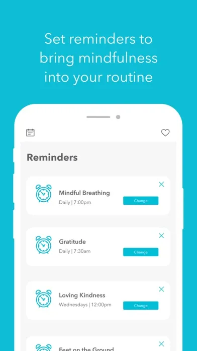 Capturas de tela do Breathr: Mindful Moments