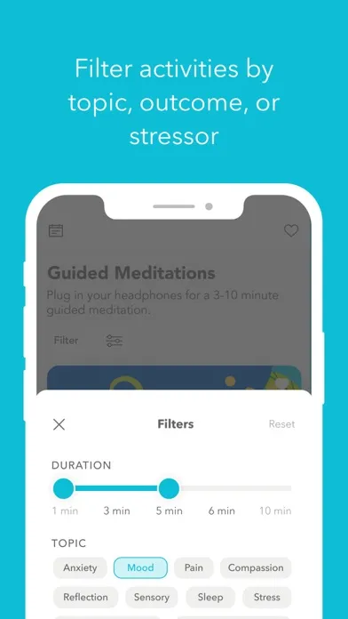 Capturas de tela do Breathr: Mindful Moments