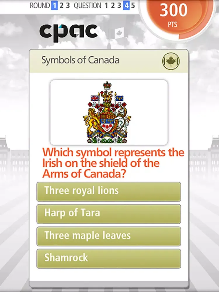 تصاویر CPAC Quiz Canada iPad 