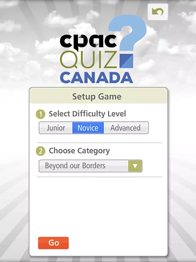 تصاویر CPAC Quiz Canada iPad 