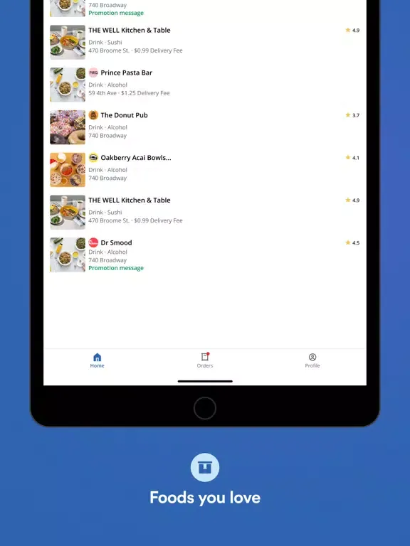 PNW Delivery iPad  स्क्रीनशॉट