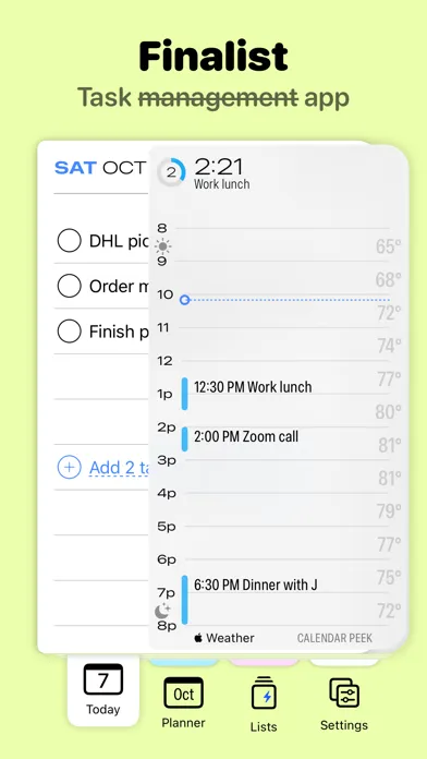 Finalist: 2025 Planner スクリーンショット