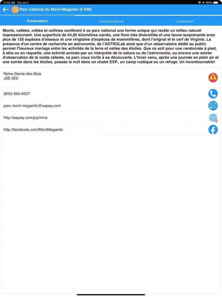 Voici Québec iPad  سکرین شاٹس