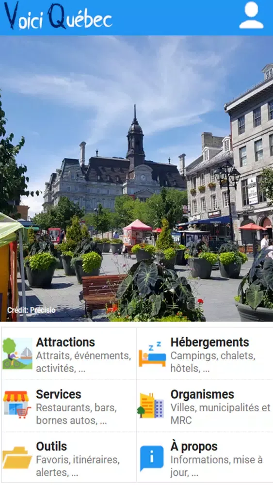 Voici Québec سکرین شاٹس