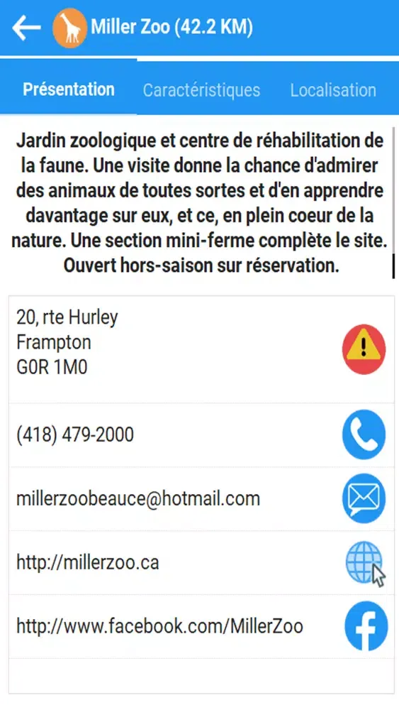 Voici Québec سکرین شاٹس