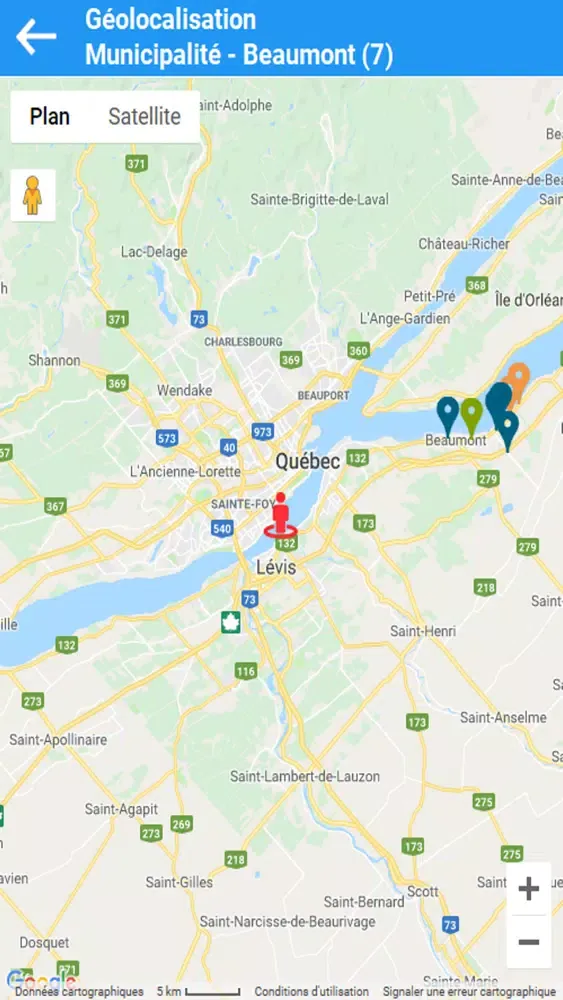 Voici Québec سکرین شاٹس