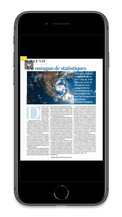 Tangkapan layar Québec Science