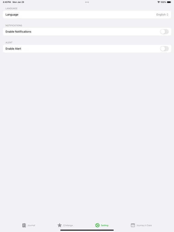 Captures d'écran de Every Day - Journal iPad 