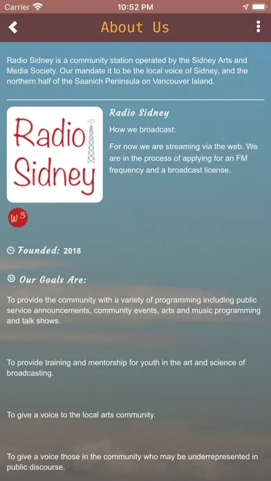 Radio Sidney স্ক্রিনশট