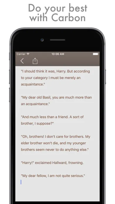 Screenshot di Carbon - the smartest notebook to store your ideas