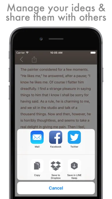 Screenshot di Carbon - the smartest notebook to store your ideas