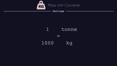 Zrzuty ekranu Mass Unit Converter
