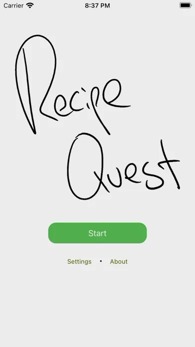 RecipeQuest 스크린샷