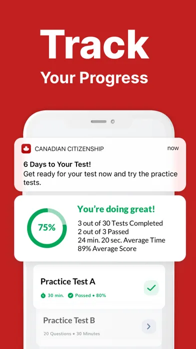 Captures d'écran de Canadian Citizenship 2024 Test