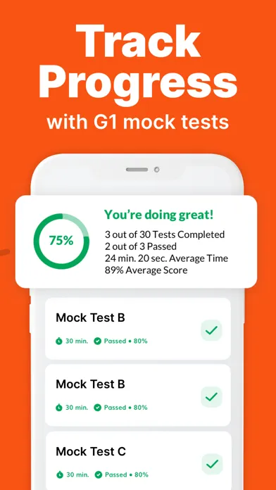 Tangkapan layar G1 Driver's Test Ontario