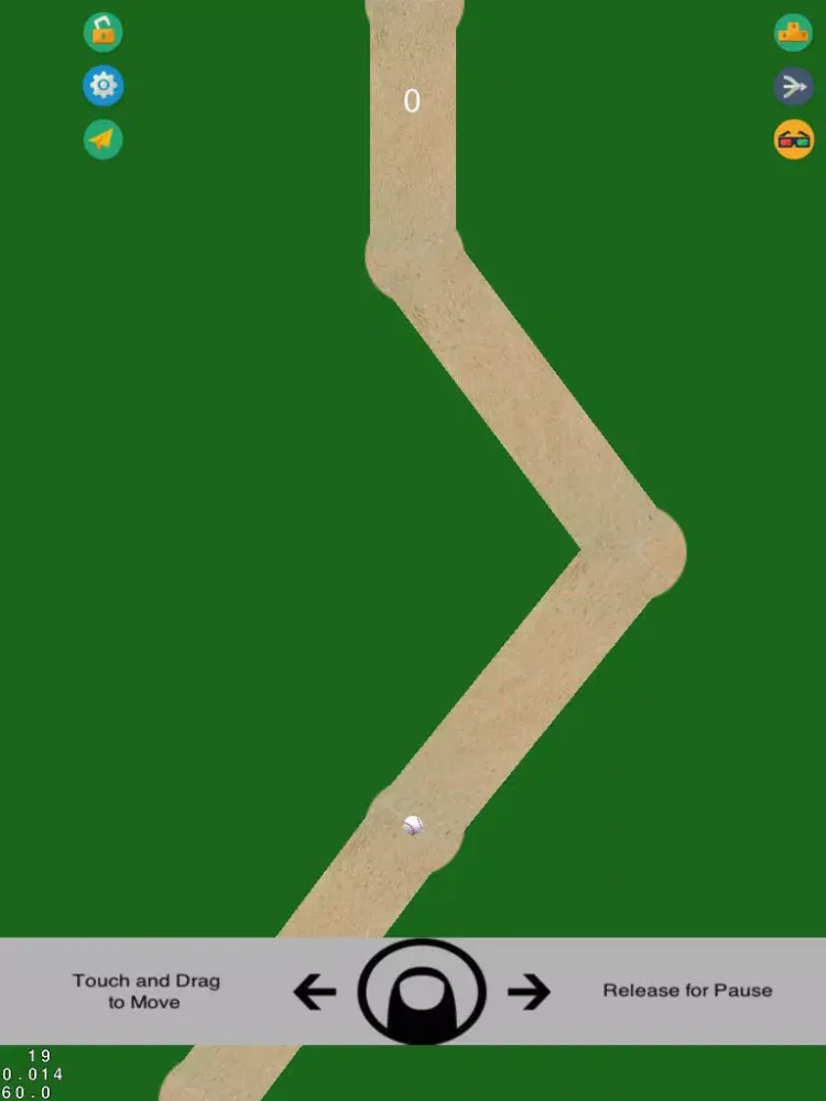 Capturas de tela do RAF OnTheLine Baseball Edition iPad 