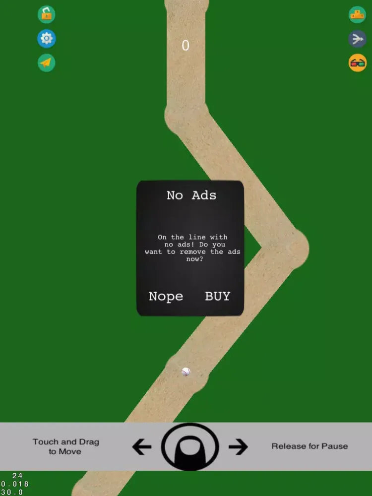 Capturas de tela do RAF OnTheLine Baseball Edition iPad 