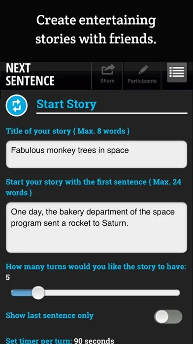 Next Sentence Lite Screenshots