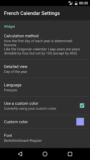 French Revolutionary Calendar Screenshots