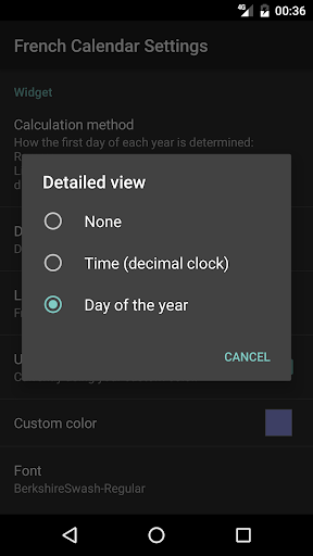French Revolutionary Calendar Screenshots