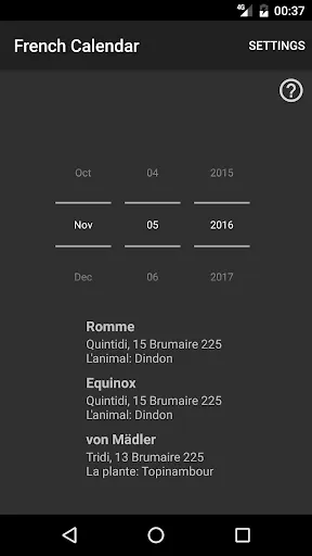 French Revolutionary Calendar Ekran Görüntüleri