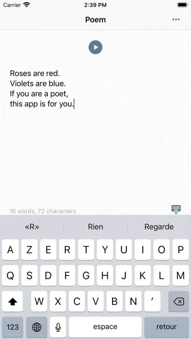 Poet Assistant应用截图