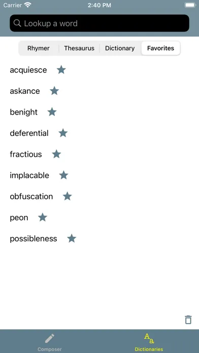 Poet Assistant应用截图