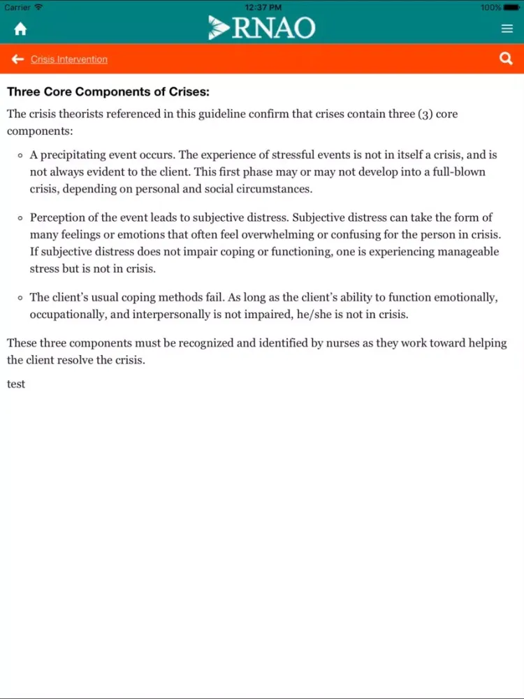 تصاویر RNAO Best Practice Guidelines iPad 