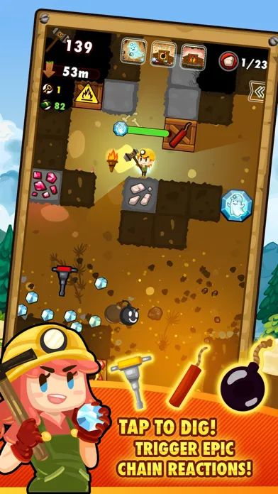 Tangkapan layar Pocket Mine 2