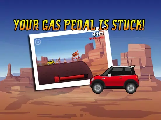 Tangkapan layar Extreme Road Trip iPad 
