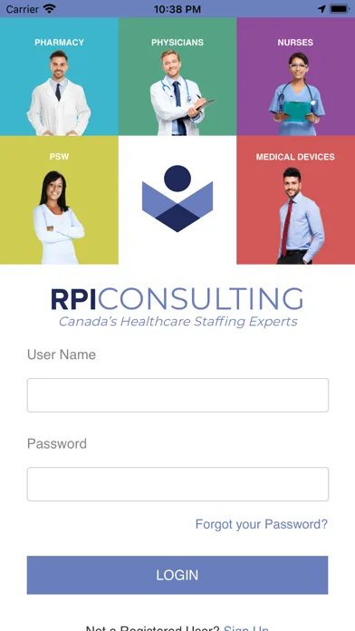 RPI Consulting Mobile App سکرین شاٹس
