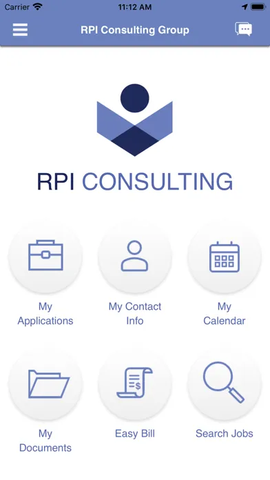 RPI Consulting Mobile App سکرین شاٹس