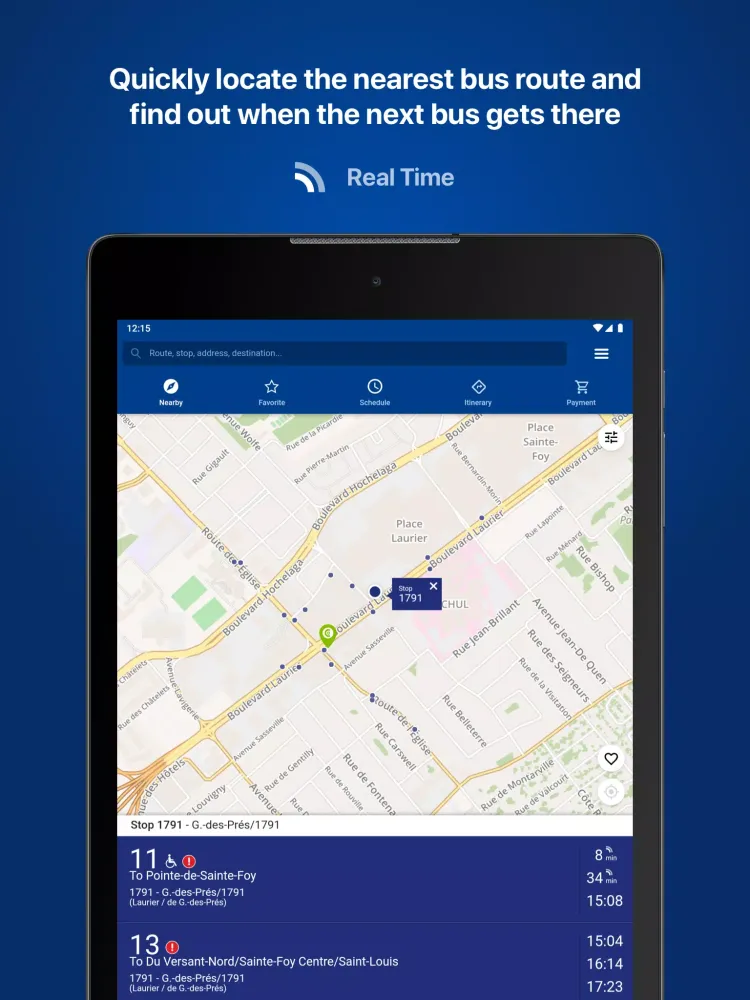RTC’s real-time Nomade Screenshots