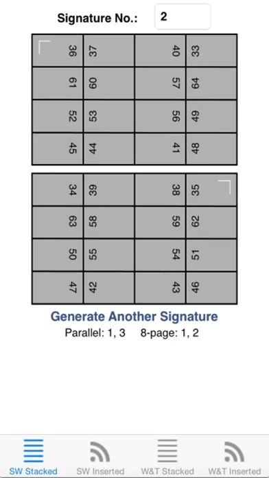 16-up Page Impositions سکرین شاٹس