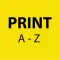 PRINT A-Z